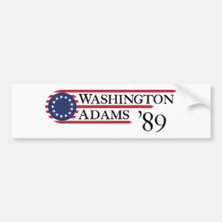 Washington Adams '89 Bumper Sticker