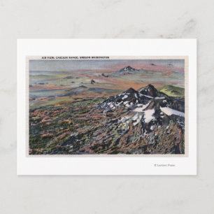 Washington - Aerial of the Cascade Range Postcard