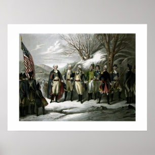 Washington and His Generals Poster