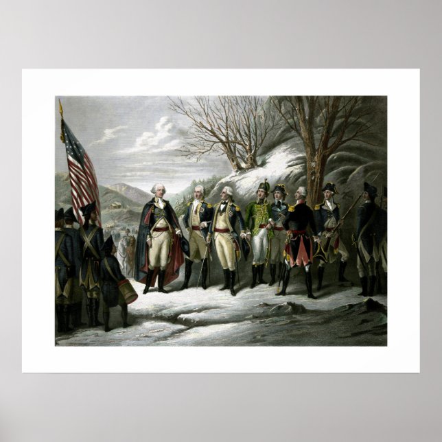 Washington and His Generals Poster (Front)