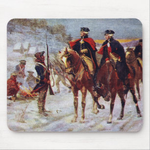 Washington and Lafayette at Valley Forge ~ Mouse Pad