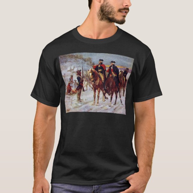 Washington and Lafayette at Valley Forge ~ T-Shirt (Front)
