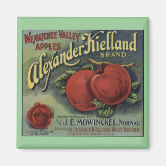 Washington Apples Crate Lable Magnet