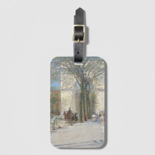 Washington Arch, Spring by Frederick Childe Hassam Luggage Tag