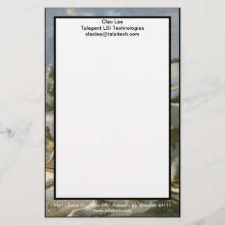 Washington At Valley Forge Stationery