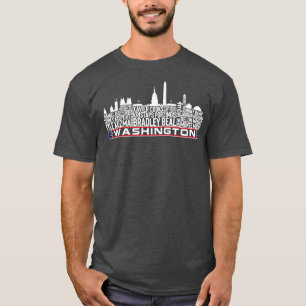 Washington Basketball Team 23 Player Roster Washin T-Shirt