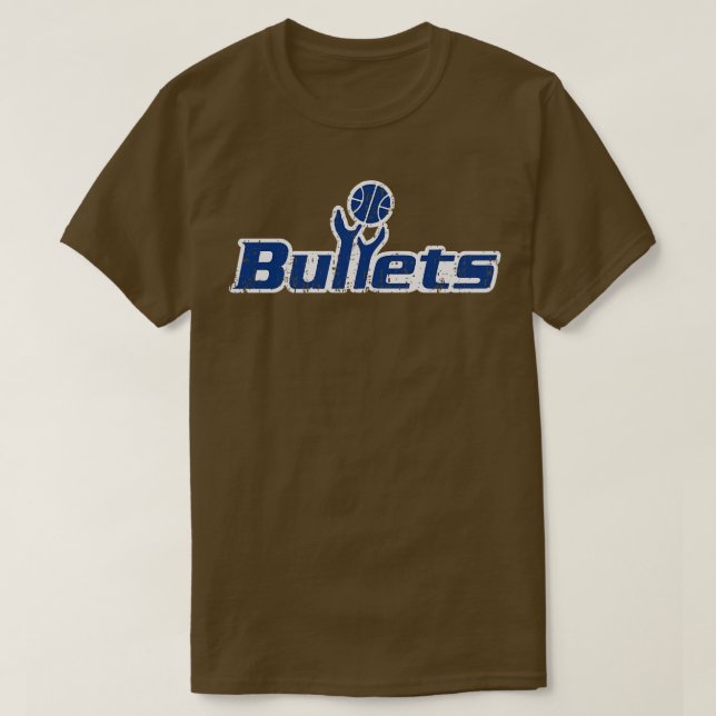 Washington Bullets Long Sleeve T-Shirt (Design Front)