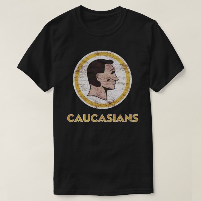 Washington Caucasians funny nfl football team Perf T-Shirt (Design Front)