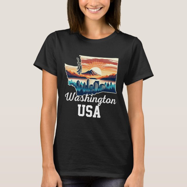 Washington city T-Shirt (Front)