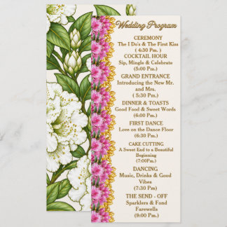 Washington Coast Rhododendron Detailed Wedding Prg Programme