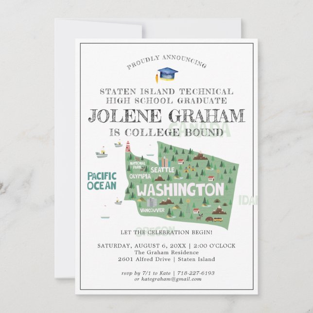 Washington | College Bound Graduation Party (Front)
