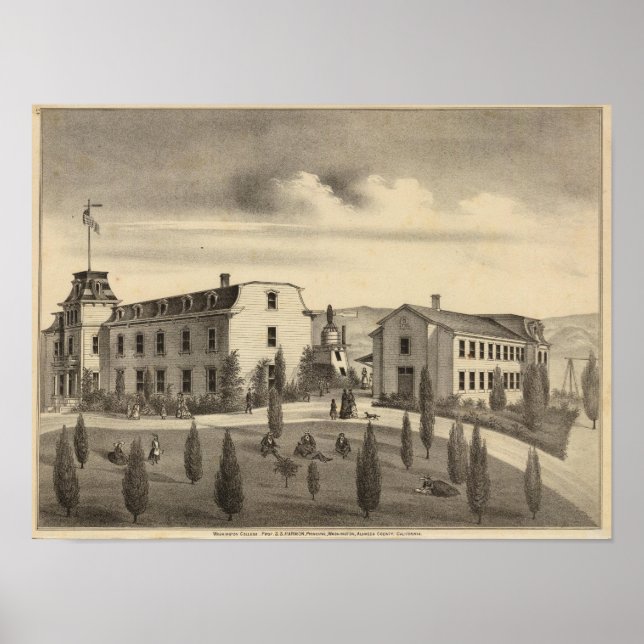 Washington College, Calif Poster (Front)