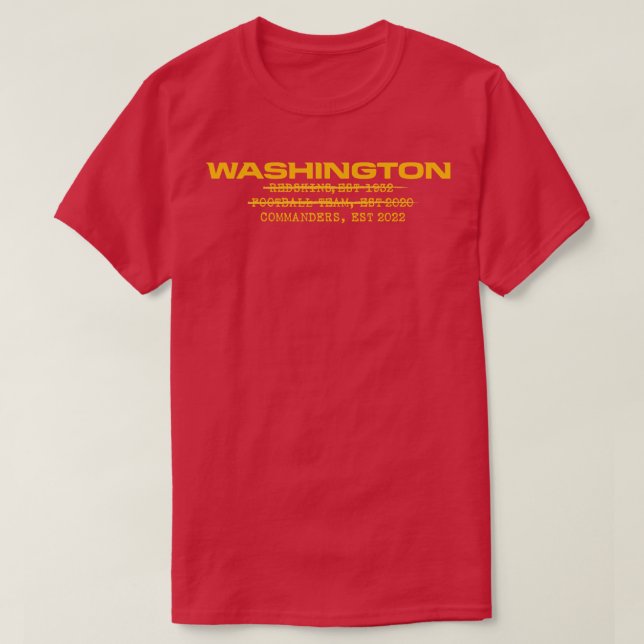 Washington Commanders Kids TShirt (Design Front)
