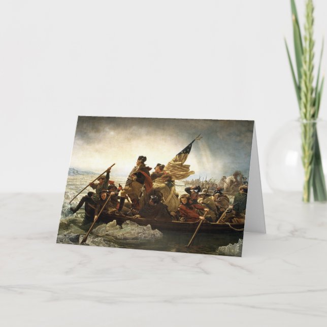 Washington Crosses The Delaware Card (Front)