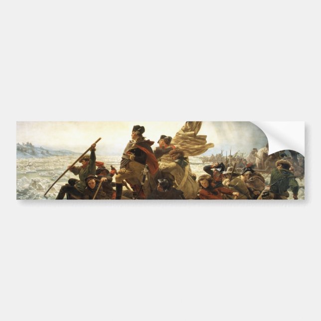 Washington Crossing the Delaware Bumper Sticker (Front)