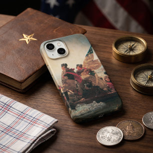 Washington Crossing the Delaware by Emanuel Leutze iPhone 15 Case
