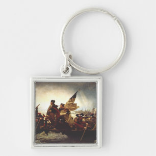 Washington Crossing the Delaware by Emanuel Leutze Key Ring