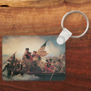 Washington Crossing the Delaware by Emanuel Leutze Key Ring