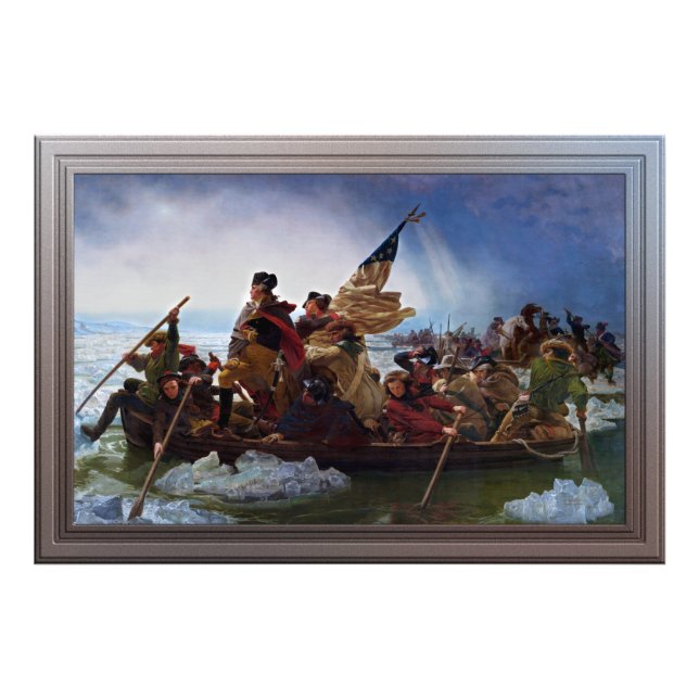 Washington Crossing the Delaware by Emanuel Leutze Photo Print (Front)