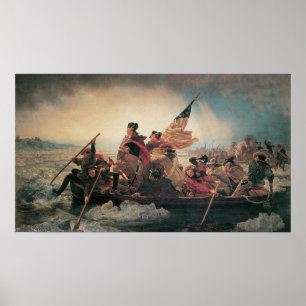 Washington Crossing the Delaware by Emanuel Leutze Poster