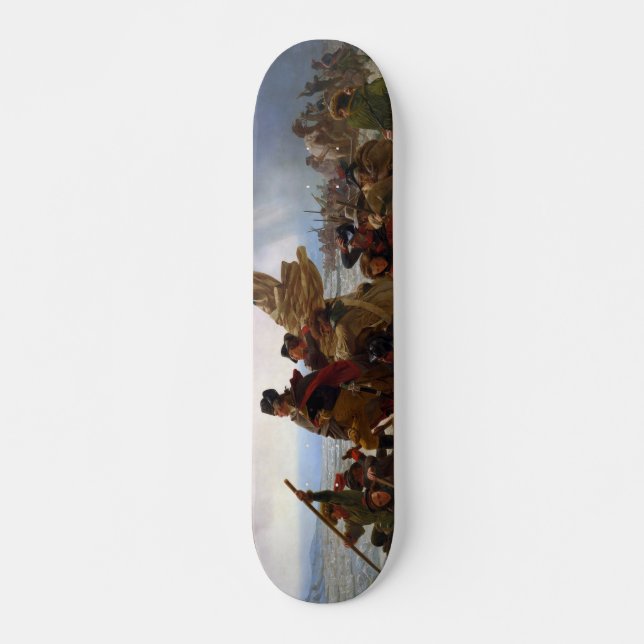 Washington Crossing the Delaware by Emanuel Leutze Skateboard (Front)