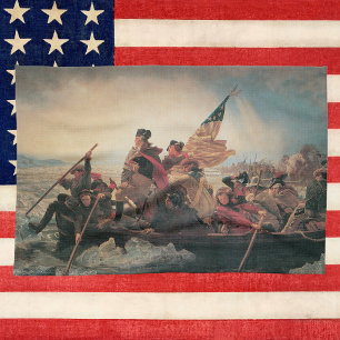 Washington Crossing the Delaware by Emanuel Leutze Tea Towel