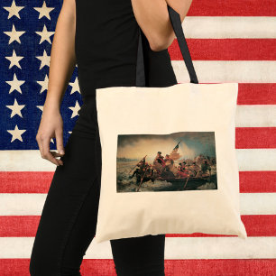 Washington Crossing the Delaware by Emanuel Leutze Tote Bag
