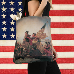 Washington Crossing the Delaware by Emanuel Leutze Tote Bag