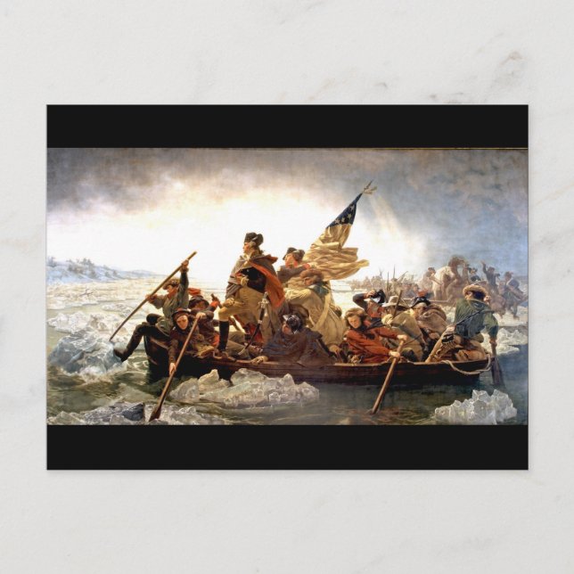 Washington Crossing the Delaware Postcard (Front)