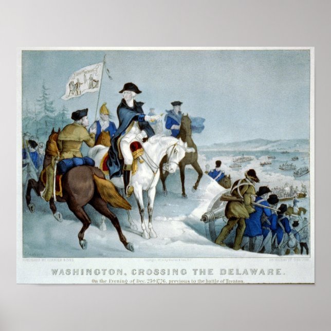 Washington Crossing the Delaware Poster (Front)
