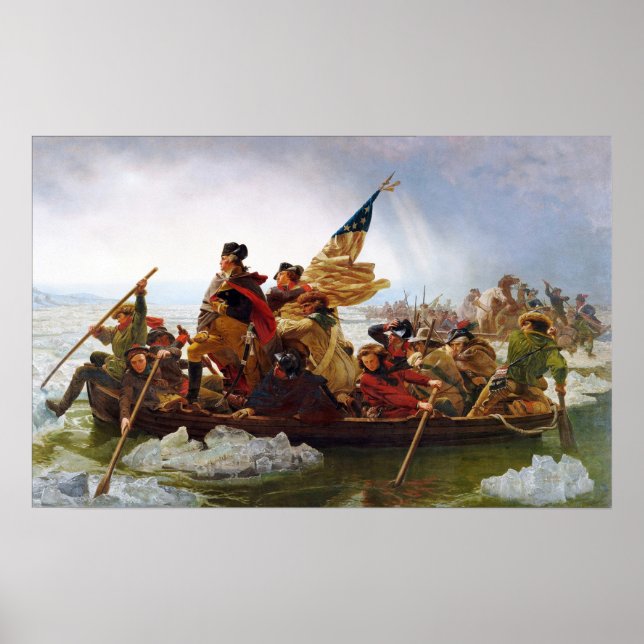 Washington Crossing the Delaware Poster (Small) (Front)