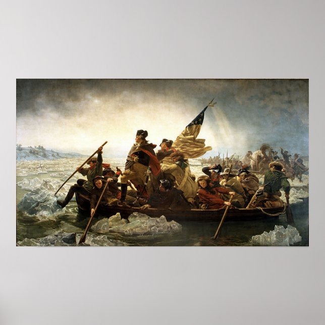 Washington Crossing The Delaware River Poster (Front)