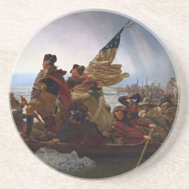 Washington Crossing the Delaware - US Vintage Art Coaster (Front)