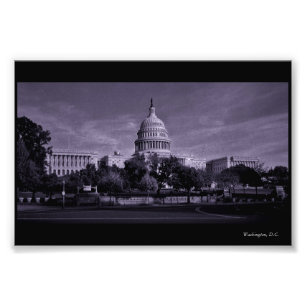 Washington, D.C. Capitol Photo Print