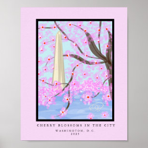 Washington, D.C./Cherry Blossom Print