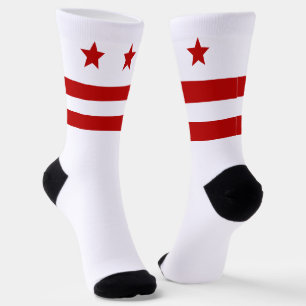 Washington D.C. city flag Socks