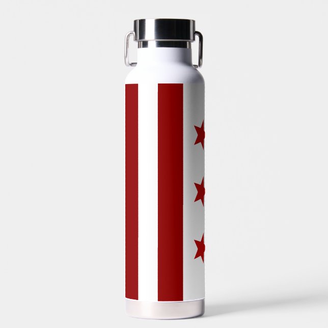 Washington D.C. city flag Water Bottle (Front)