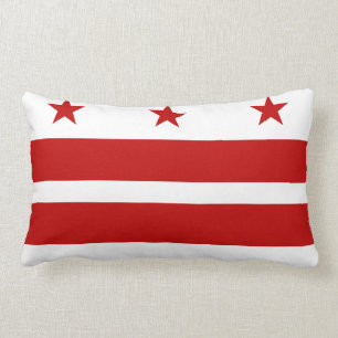 Washington D.C. flag, American state flag Pillow