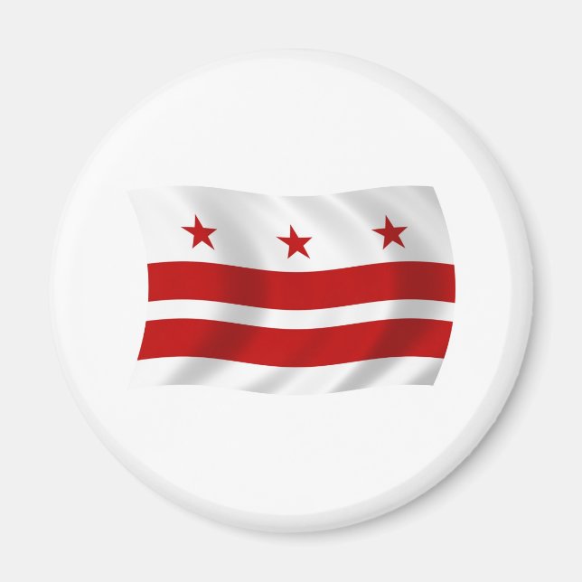 Washington D.C. Flag Magnet (Front)