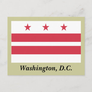 Washington D.C. Flag Postcard