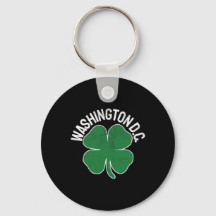 Washington D.c. Gift St. Patrick's Day Shamrock - Key Ring