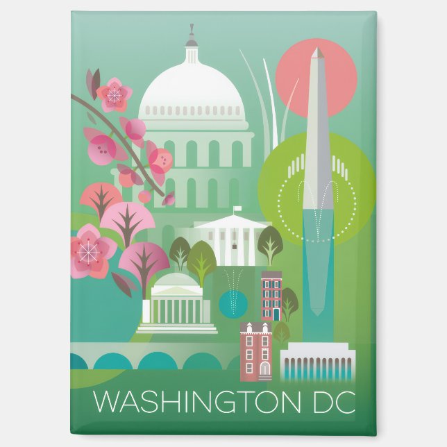 Washington, D.C. Magnet (Front)