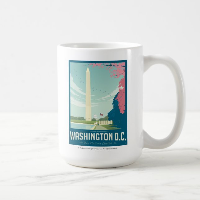 Washington, D.C. - Our Nation's Capital Coffee Mug (Right)