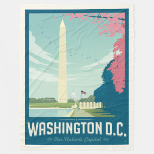 Washington, D.C. - Our Nation's Capital Fleece Blanket