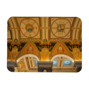 WASHINGTON, D.C. USA. Ceiling in Great Hall of Magnet