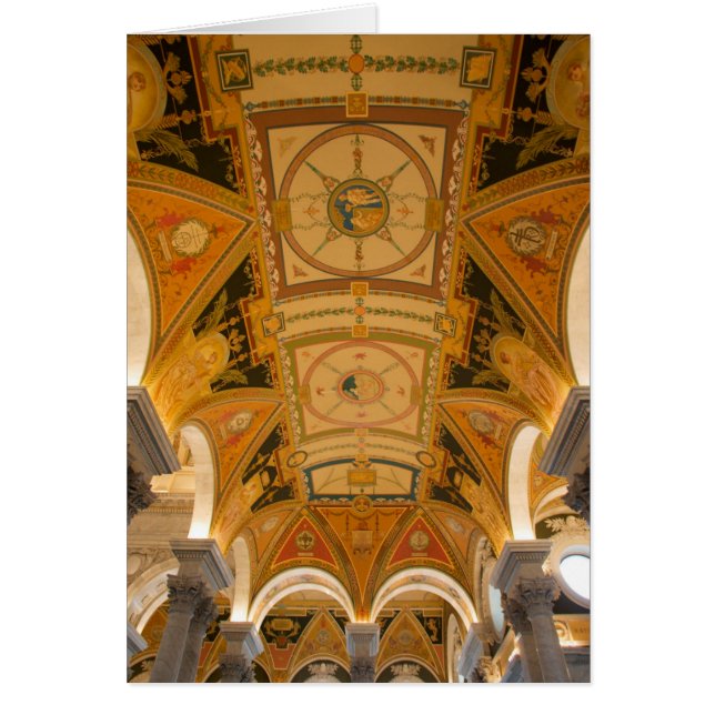 WASHINGTON, D.C. USA. Ceiling of second floor (Front)