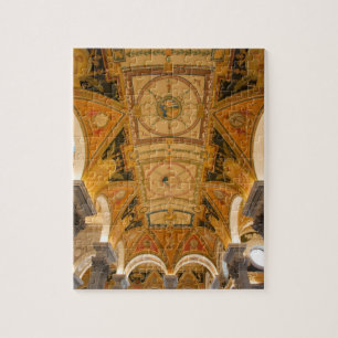 WASHINGTON, D.C. USA. Ceiling of second floor Jigsaw Puzzle