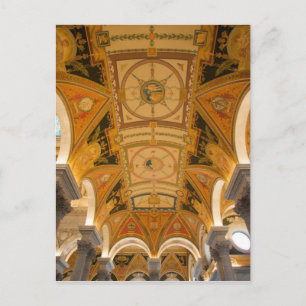 WASHINGTON, D.C. USA. Ceiling of second floor Postcard