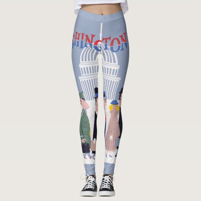 Washington D.C. Women's Leggings (Front)