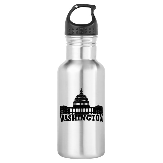 washington dc 532 ml water bottle (Front)